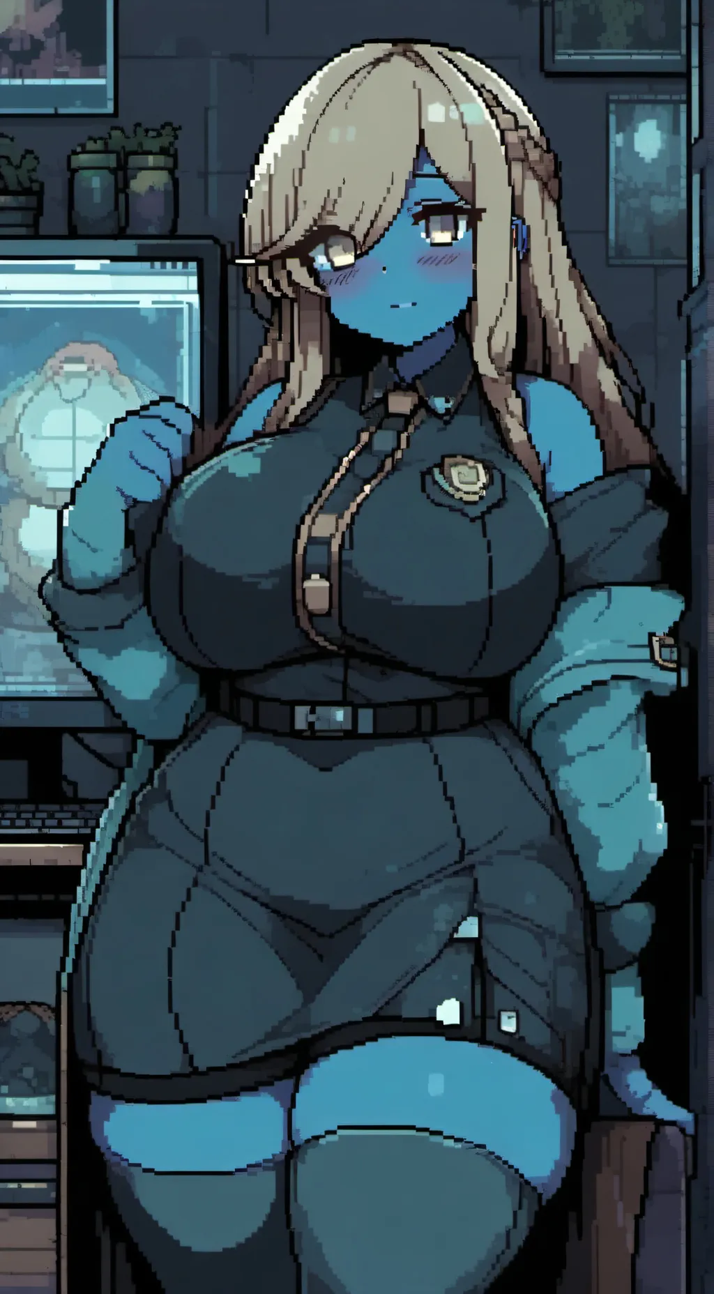 ai character: Miranda BlackBerry background