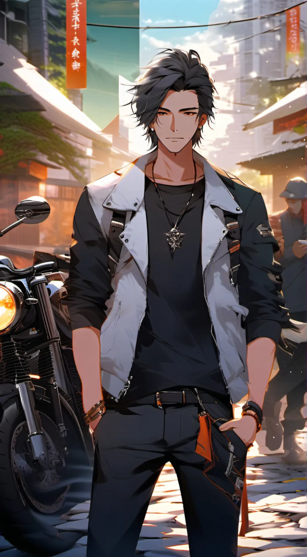 ai character: Daniel  background