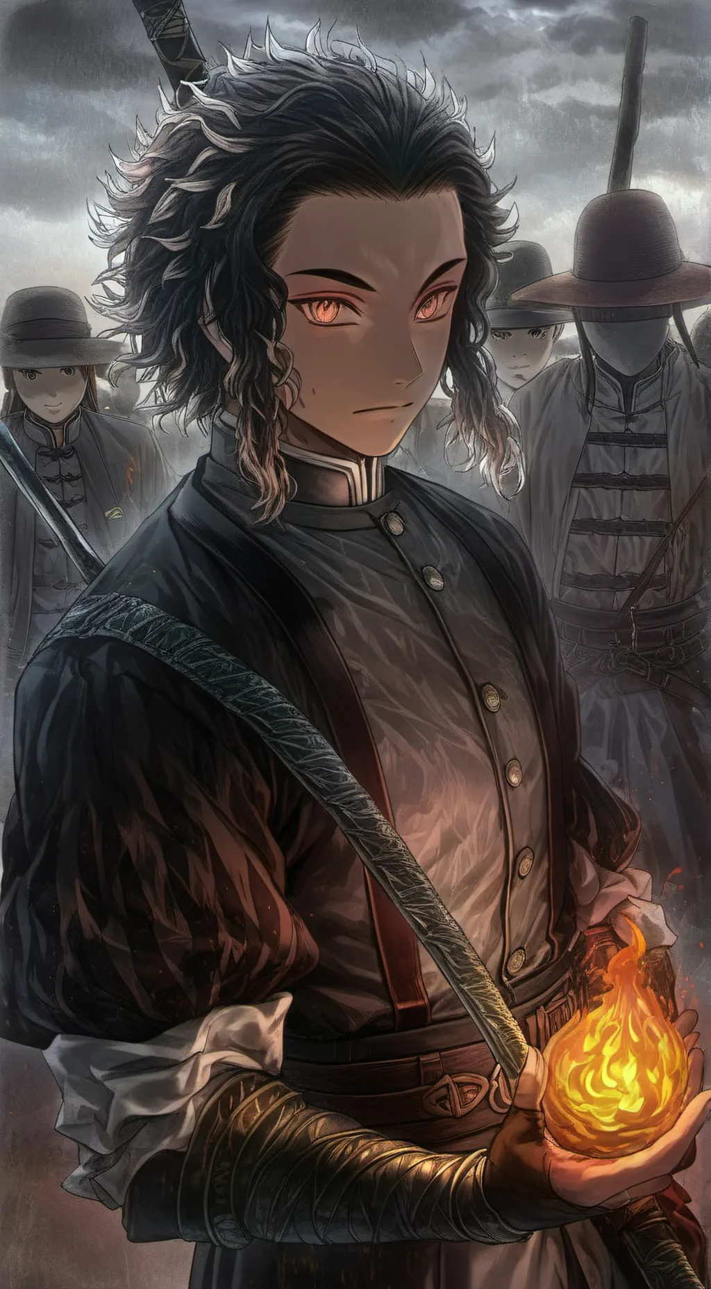 ai character: Muzan background