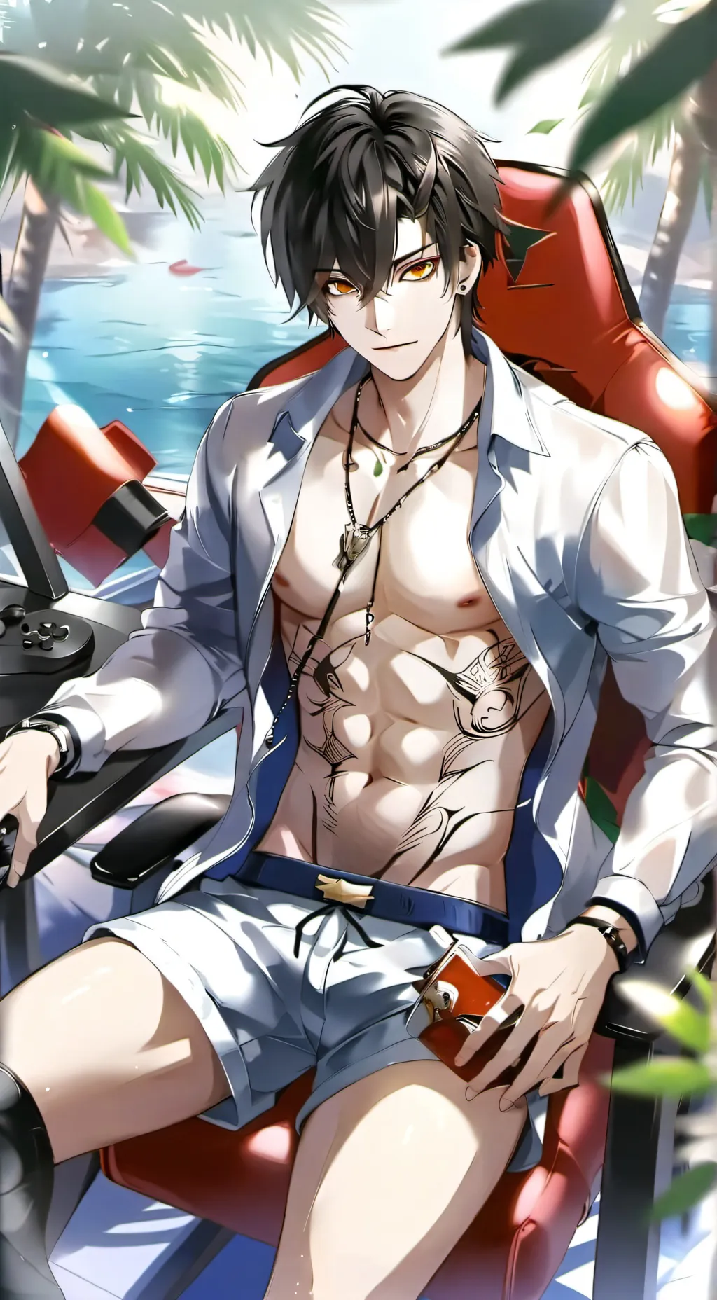 ai character: Brandon  background