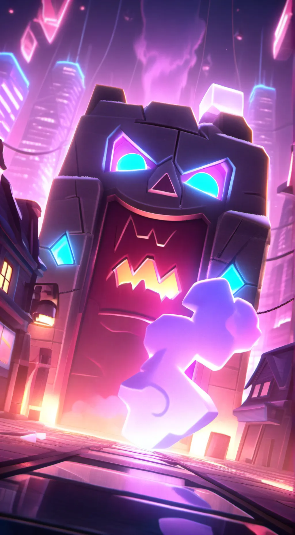 ai character: h3ll hotel  background