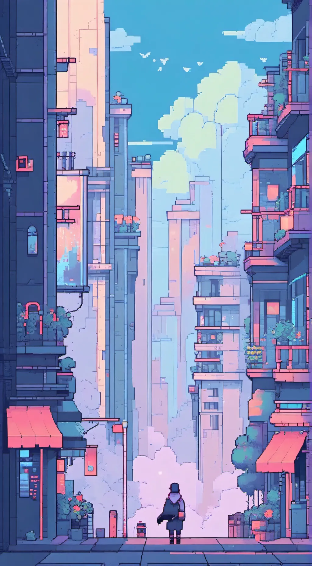 ai character: Here,waste ur time background