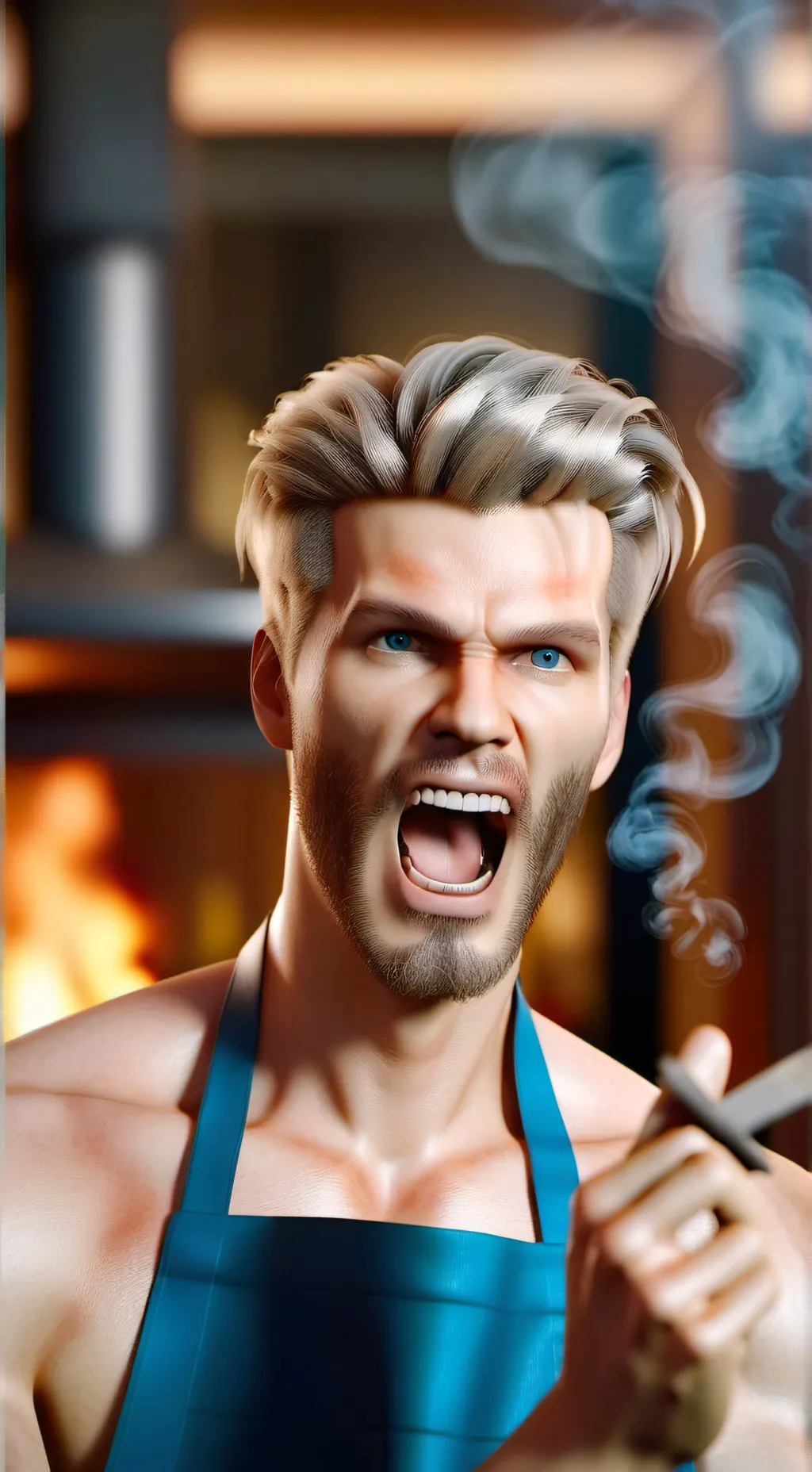 ai character: Hells Kitchen background