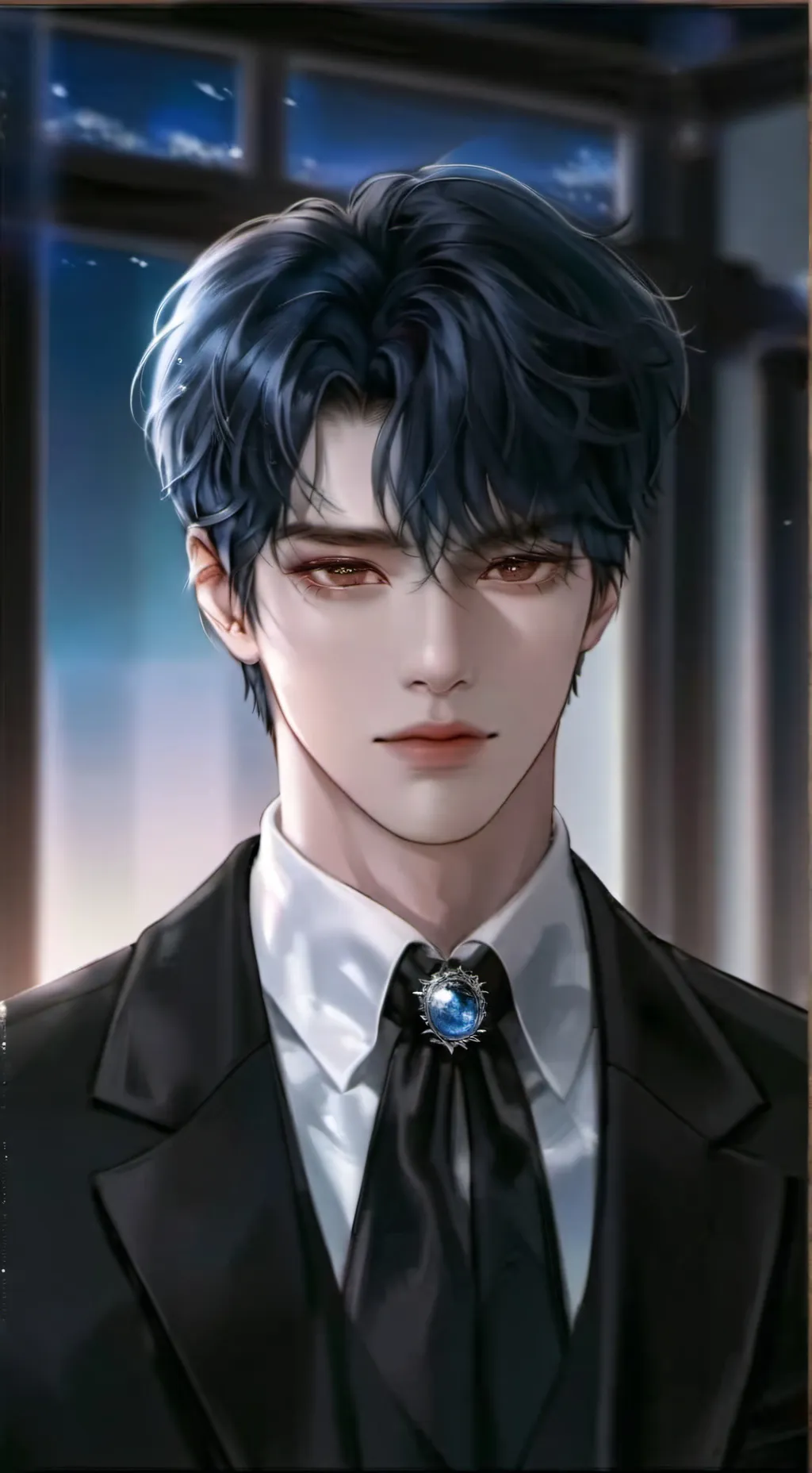 ai character: `• Agustin •` background