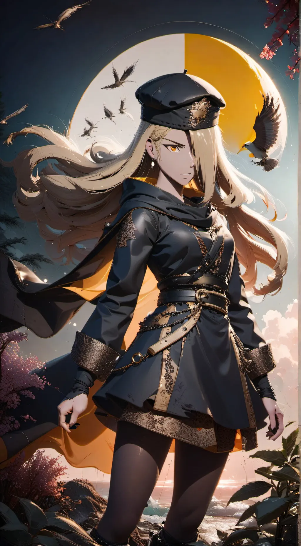 ai character: Mélania background