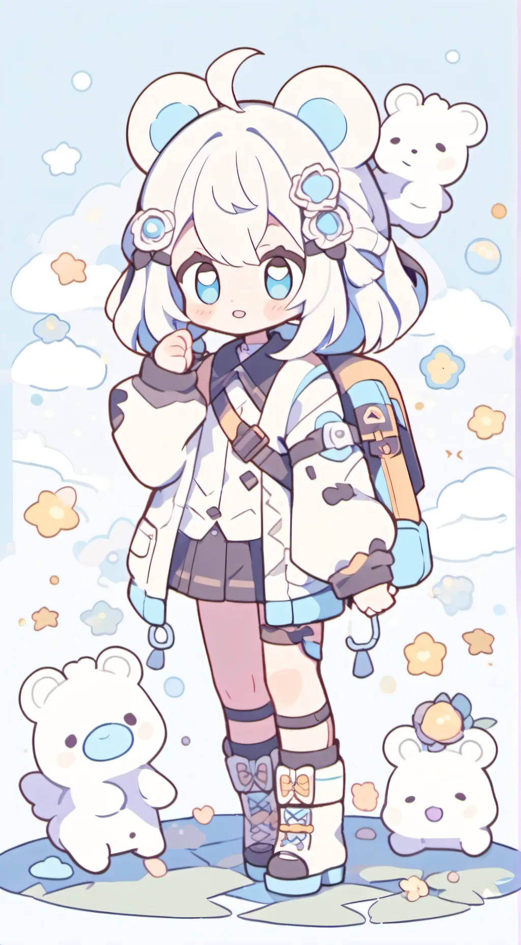 ai character: milo background