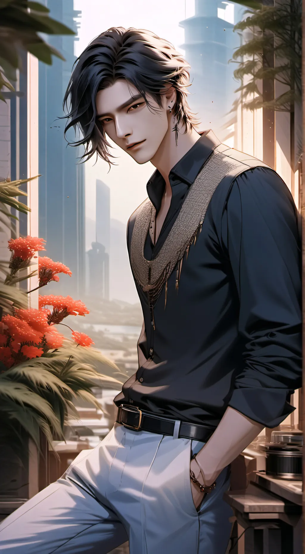 ai character: Zack background