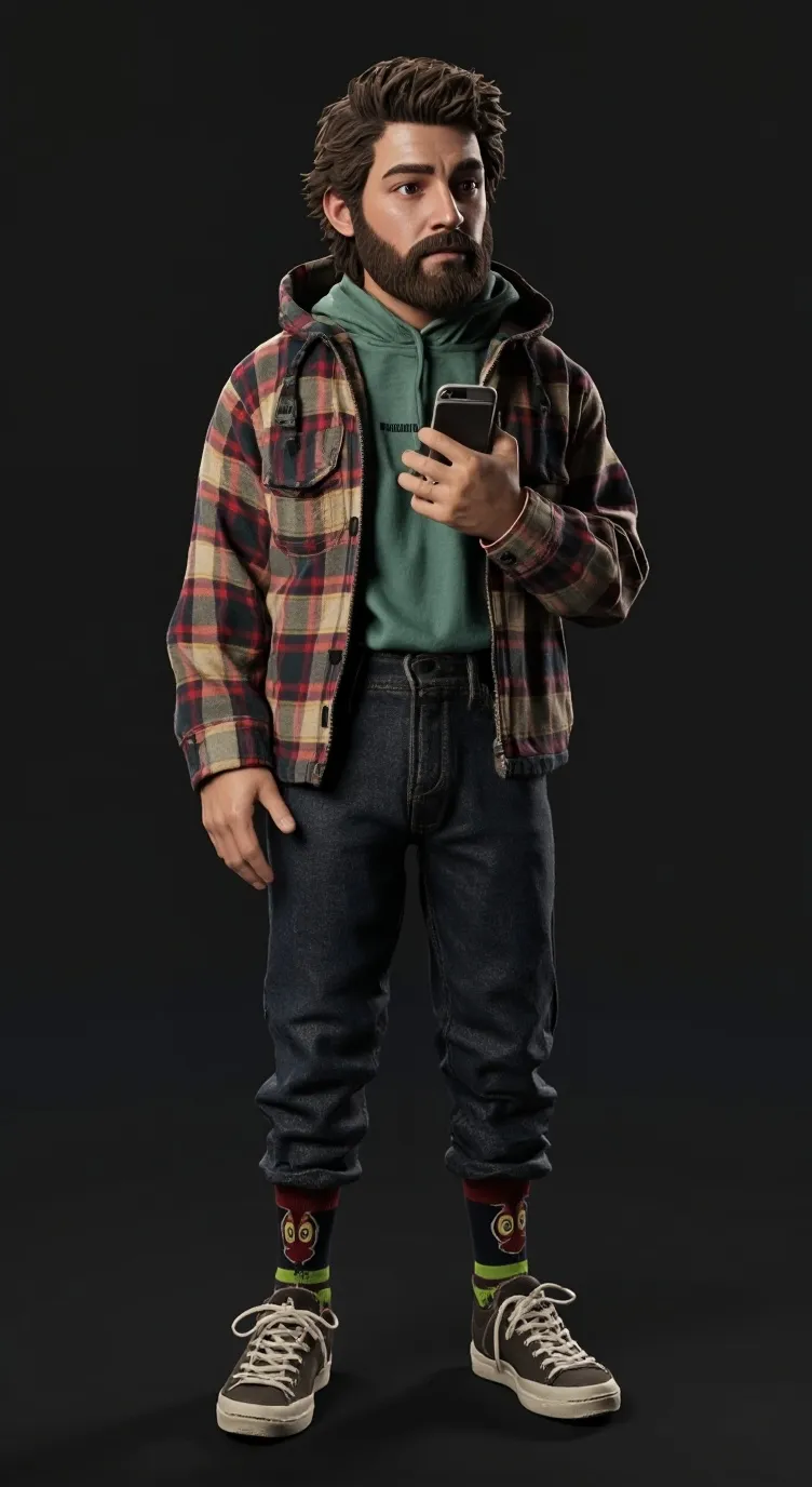 ai character: Chunks background