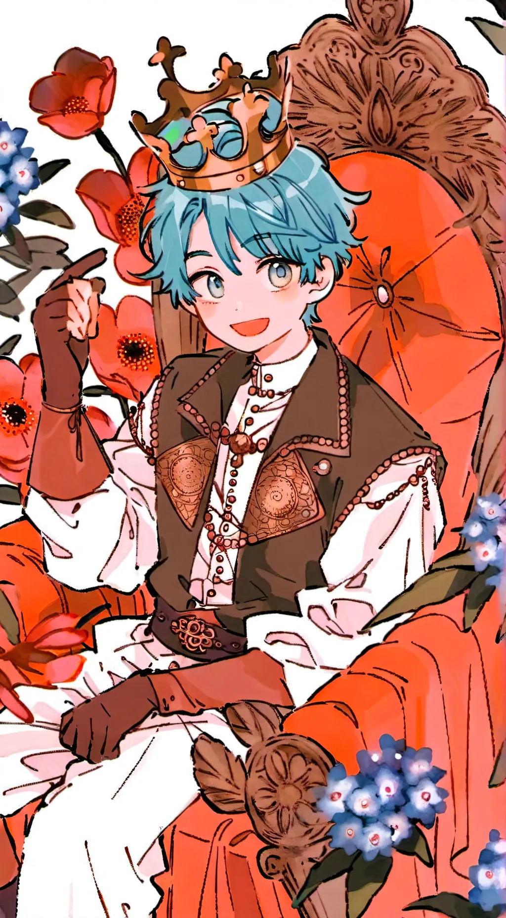 ai character: 🩵Sora👑 background
