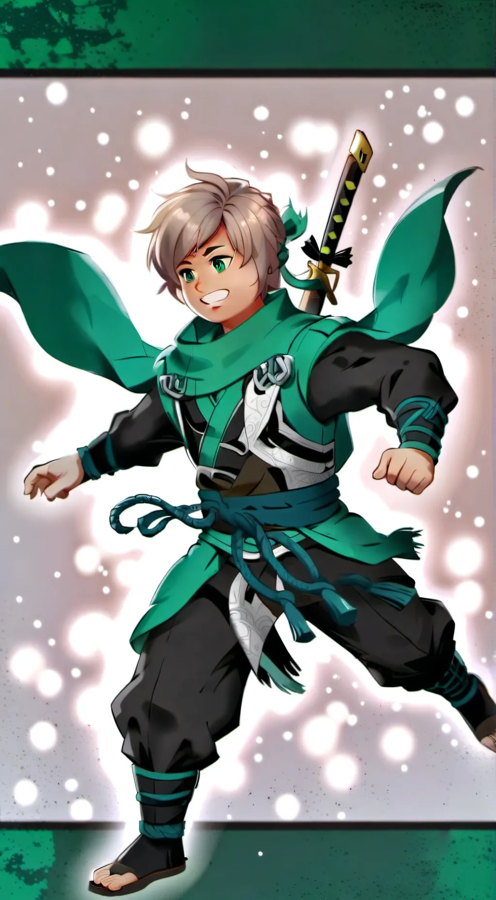 ai character: Ninjago background