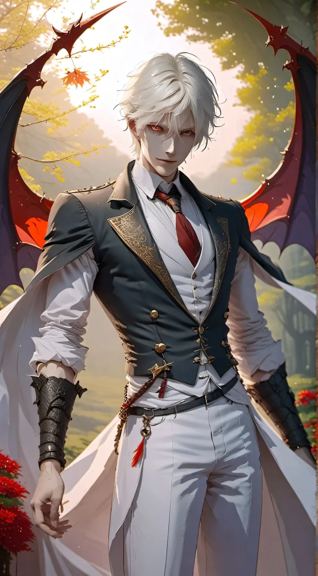 ai character: ~`•Ash°`• background