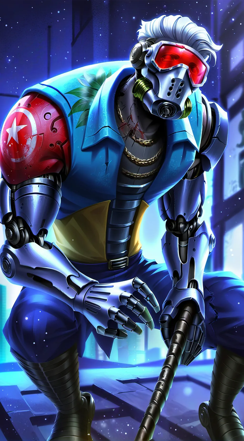 ai character: infinite background