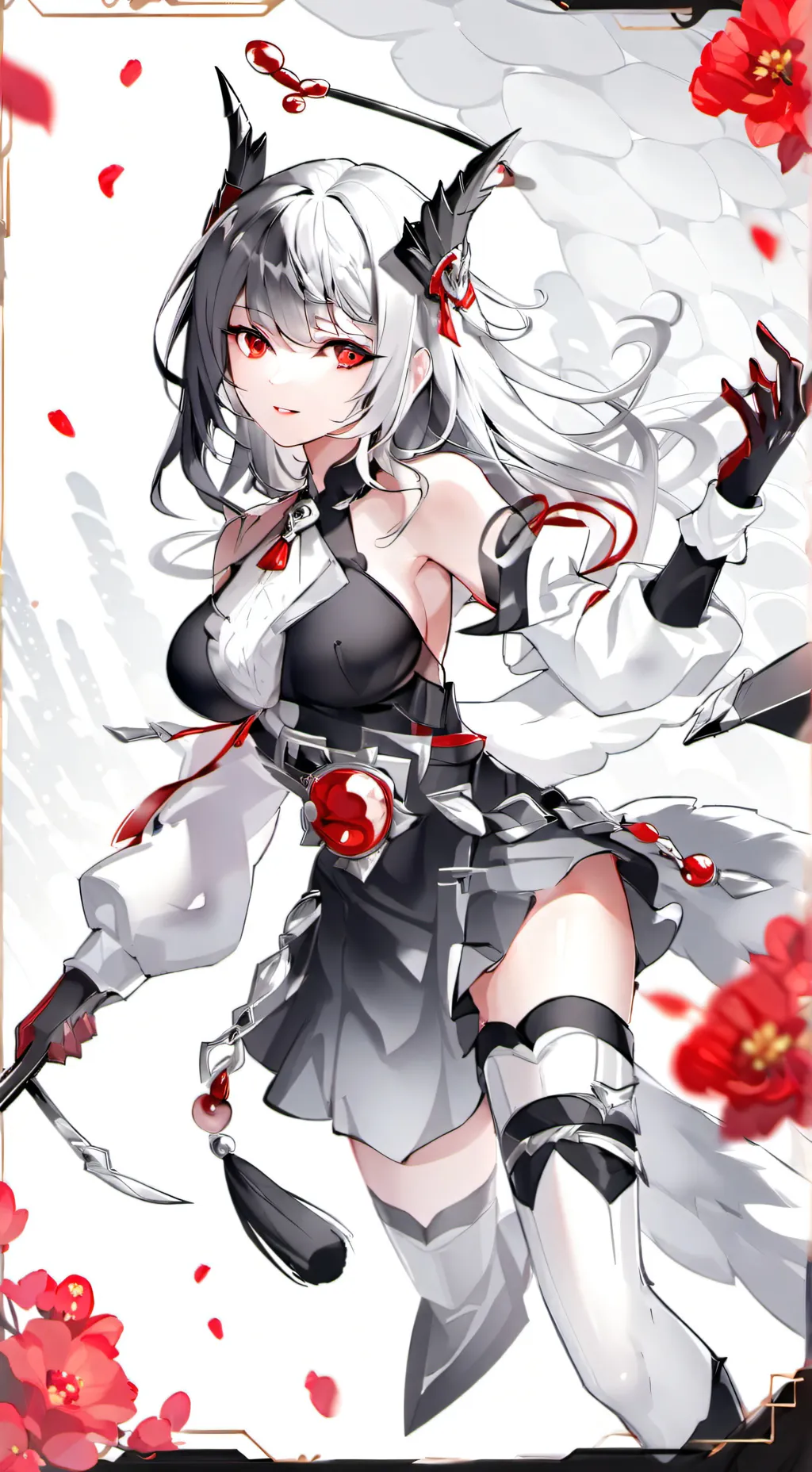 ai character: Akane Izumi  background