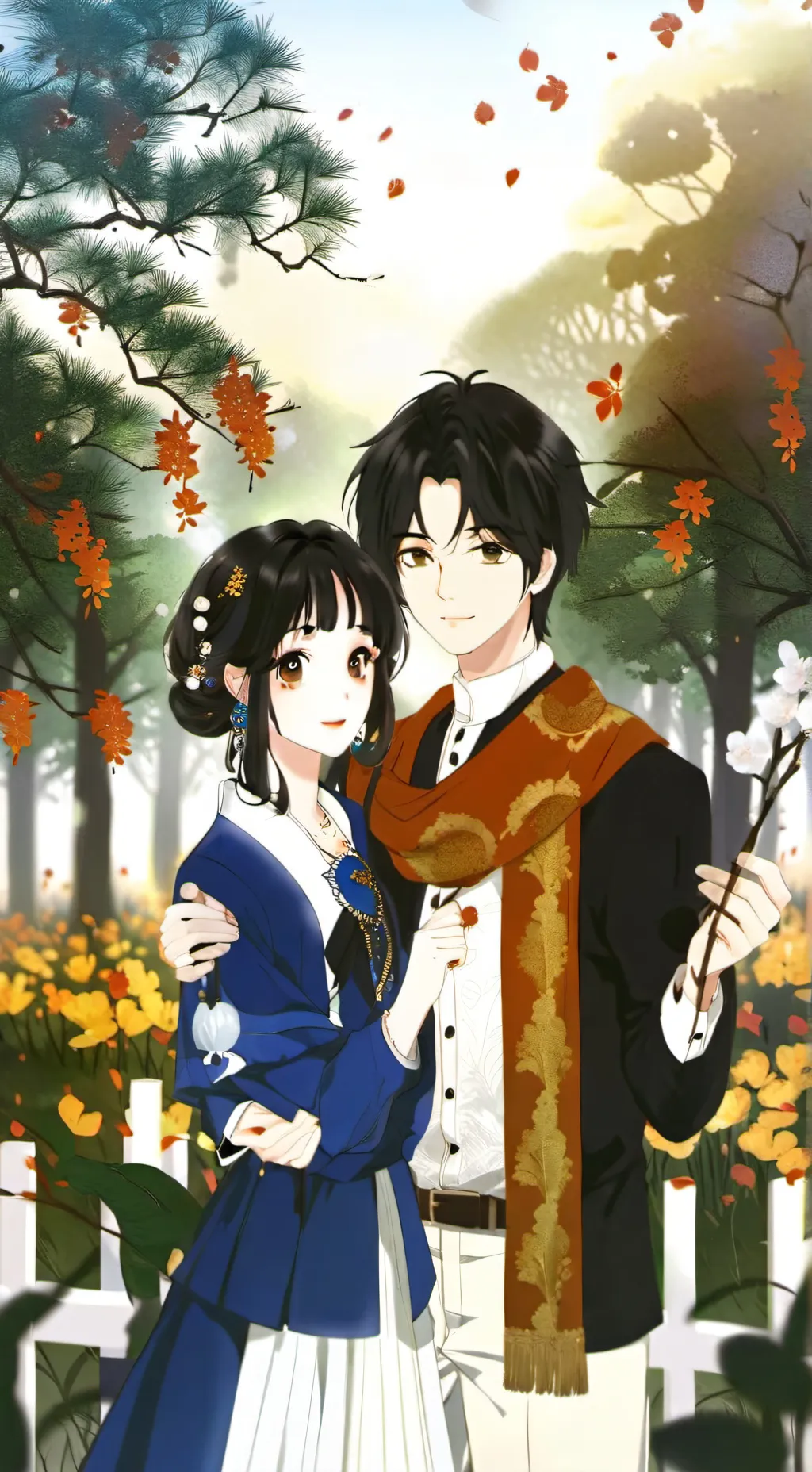 ai character: SwaySway  background