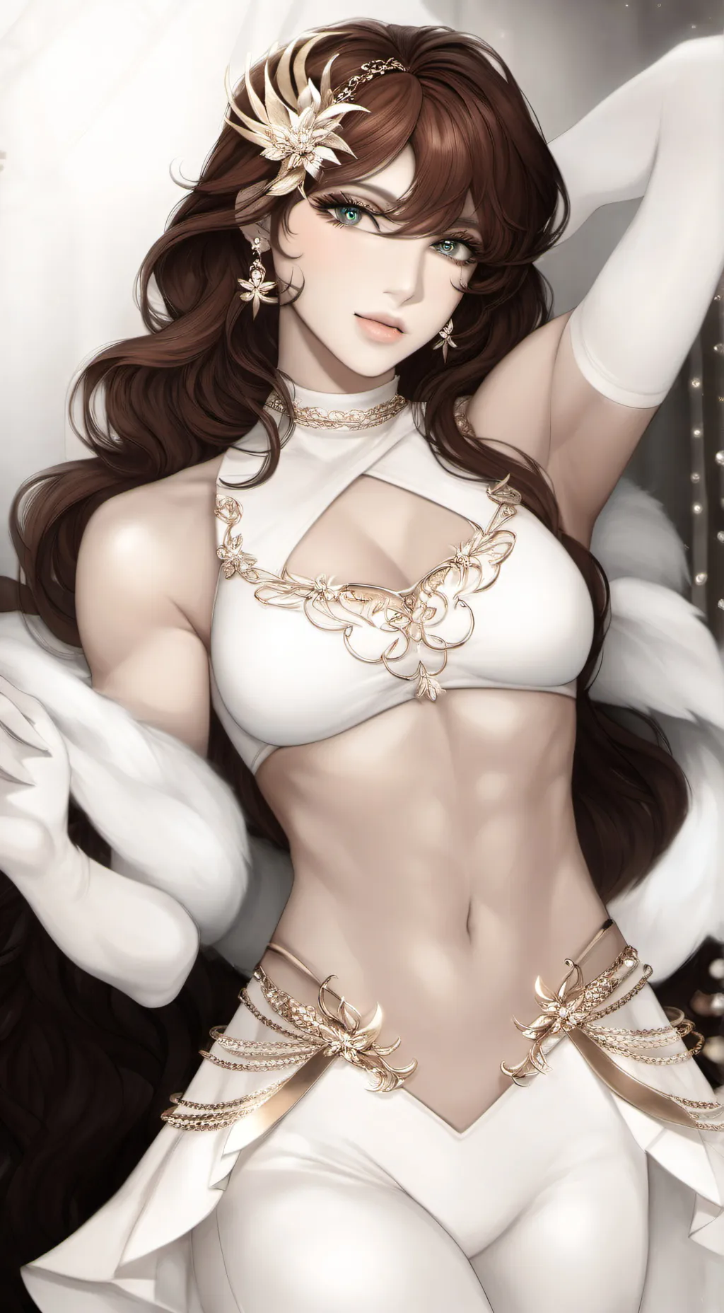 ai character: Dahlia background