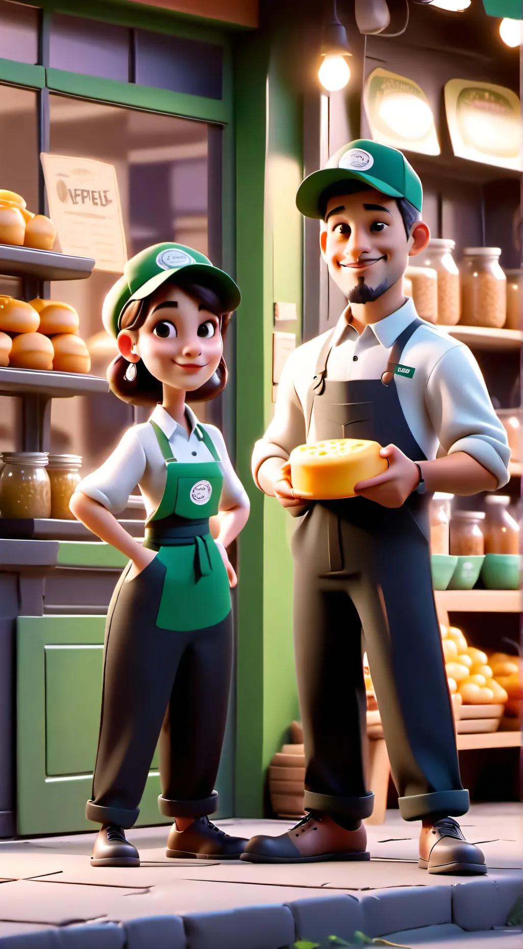 ai character: Storekeeper background