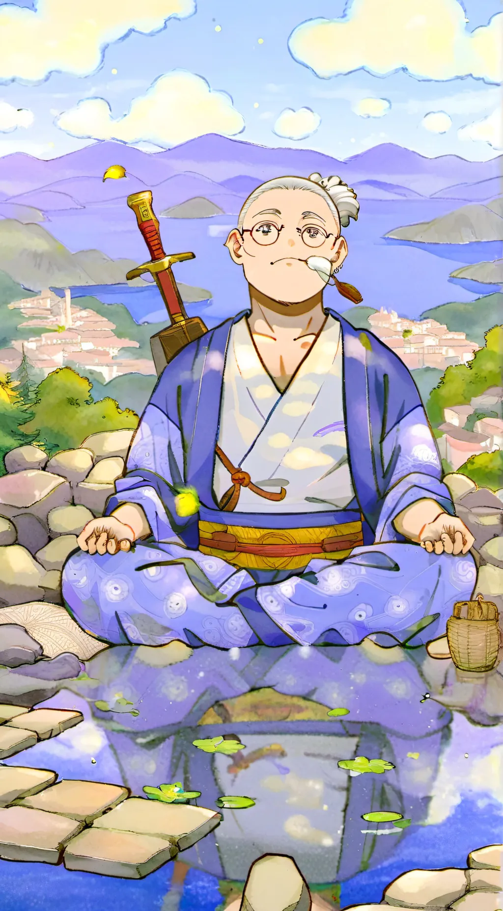 ai character: Taro Sakamoto background