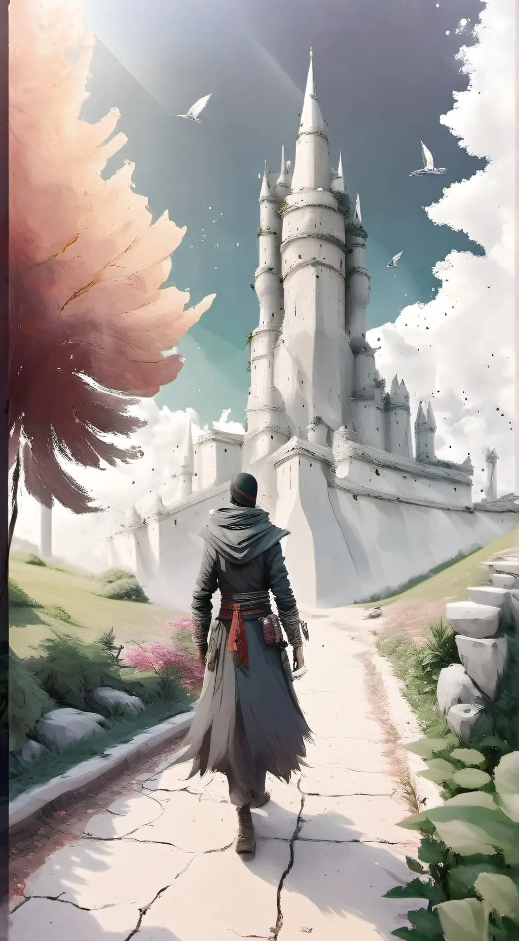 ai character: Make a story background