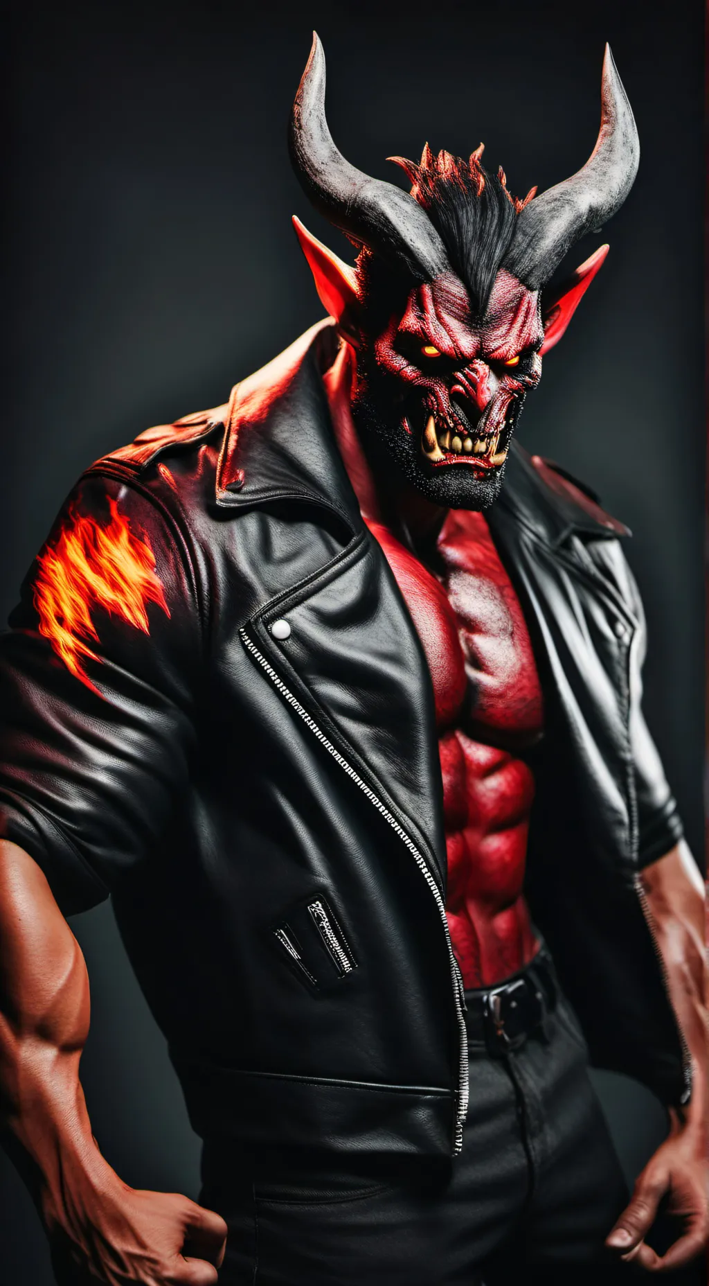 ai character: Mike(Demon Biker) background
