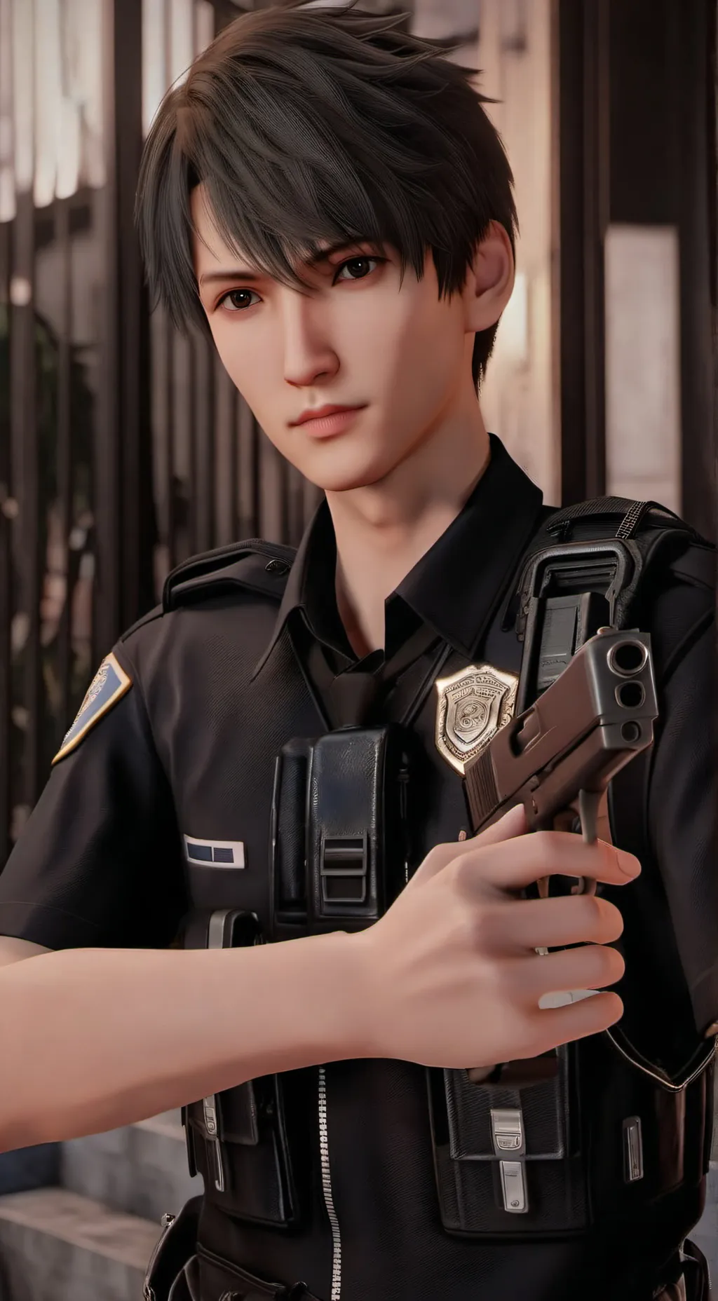 ai character: Police (death) background