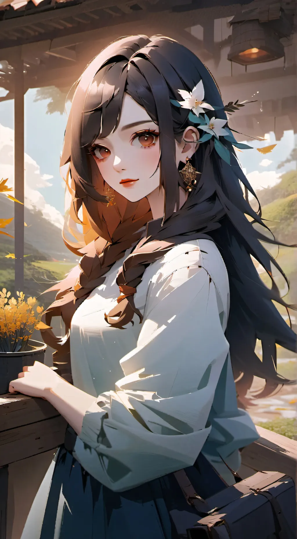 ai character: Alexa  background