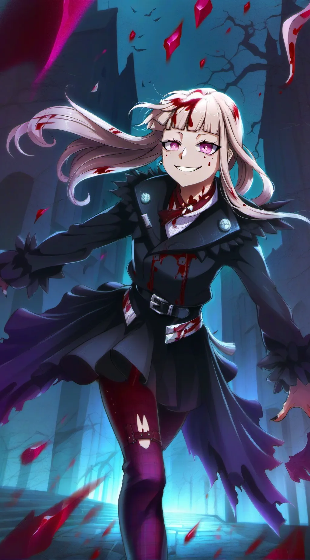 ai character: toga background