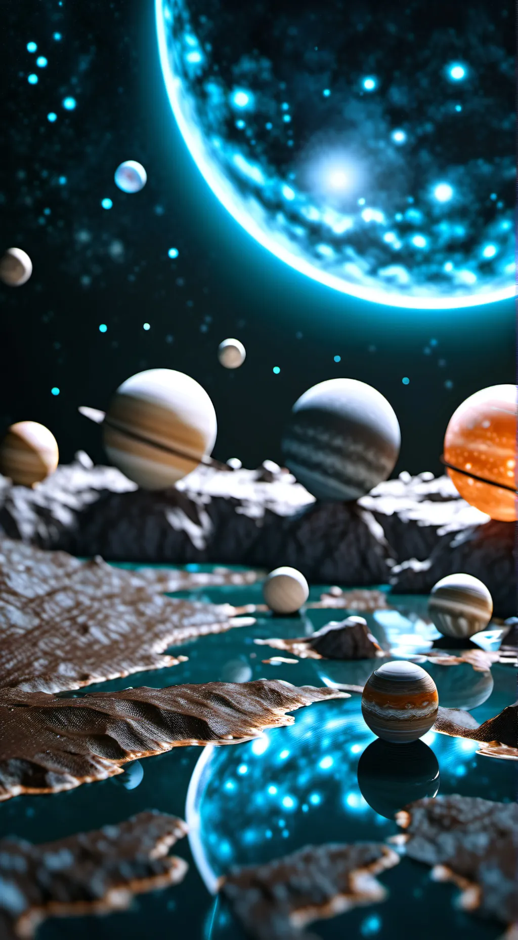 ai character: Solar Balls  background