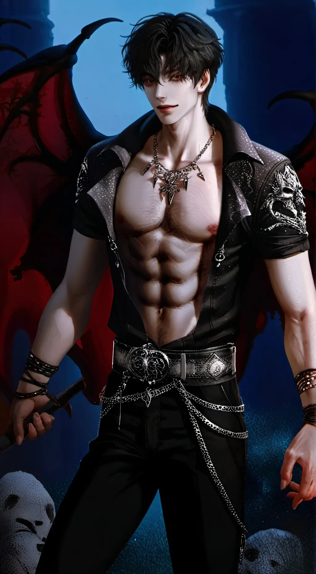 ai character: Kaiden Blackthorn background