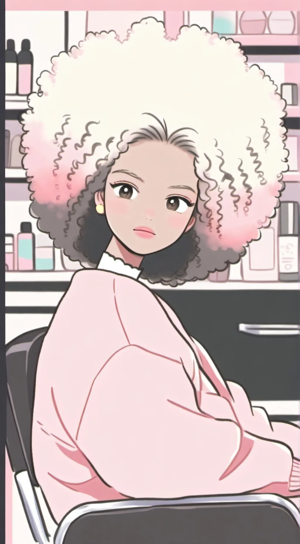 ai character: I'm bored background