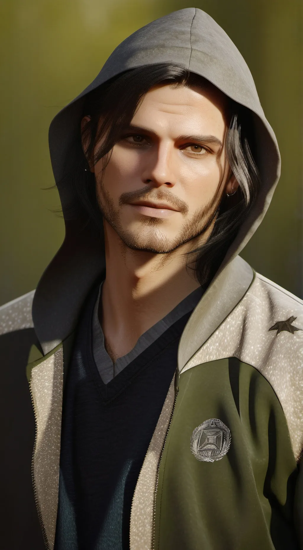 ai character: Bucky Burns  background