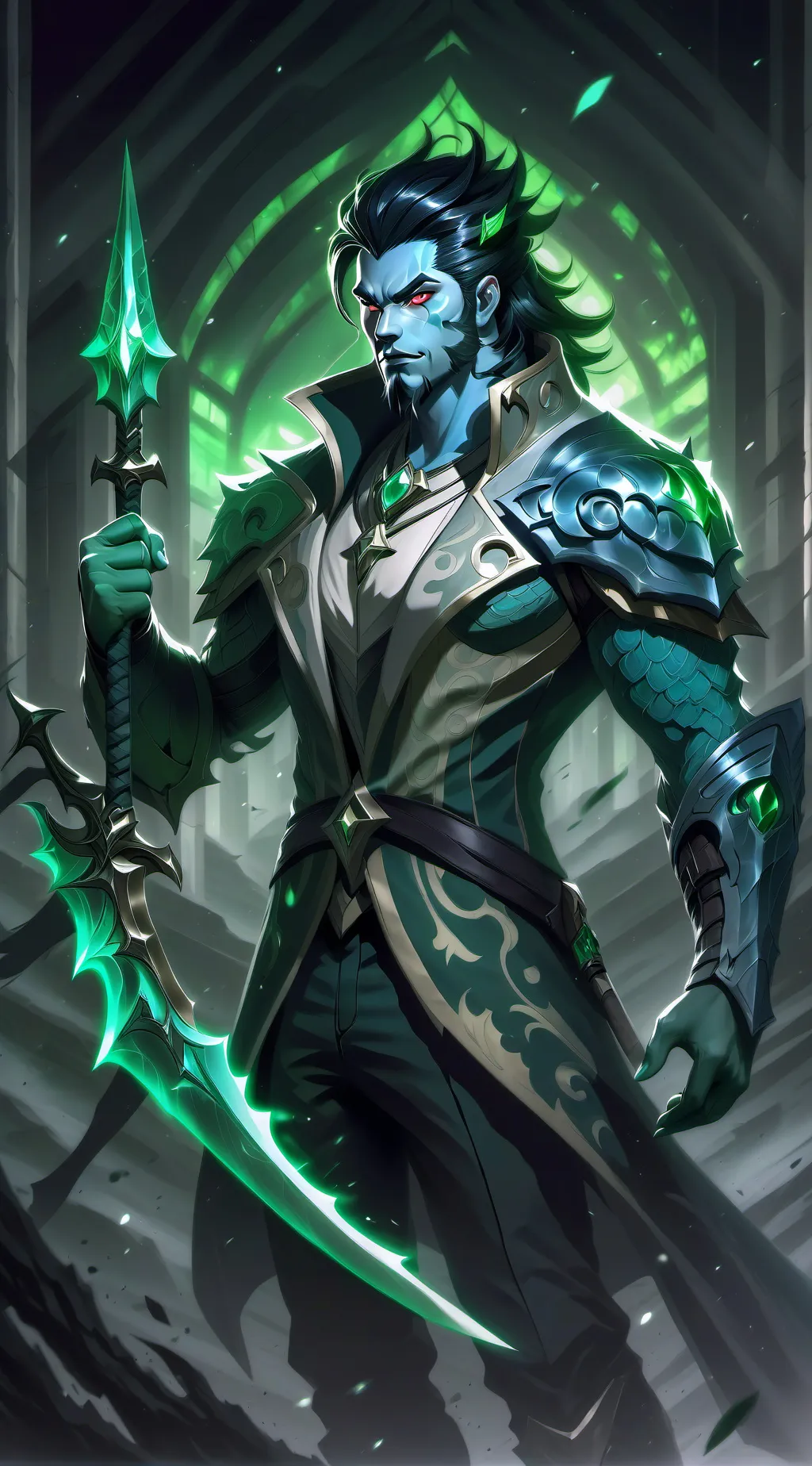 ai character: aries background