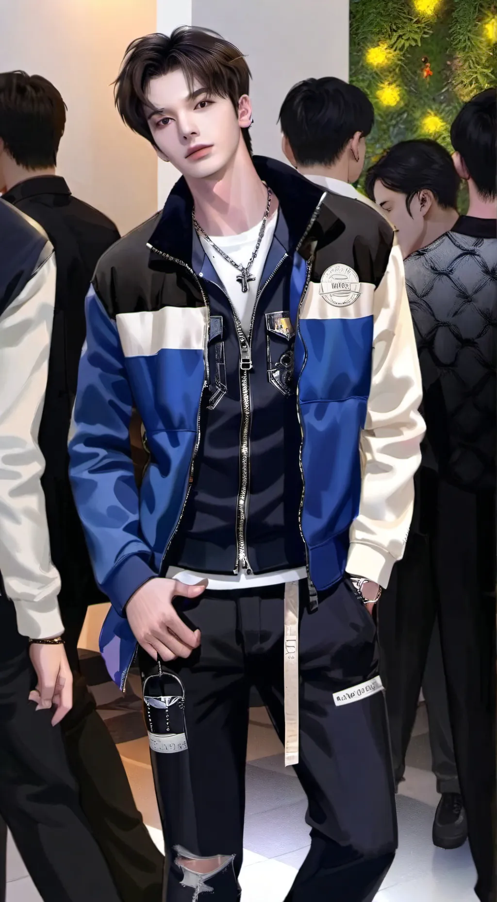 ai character: ateez background