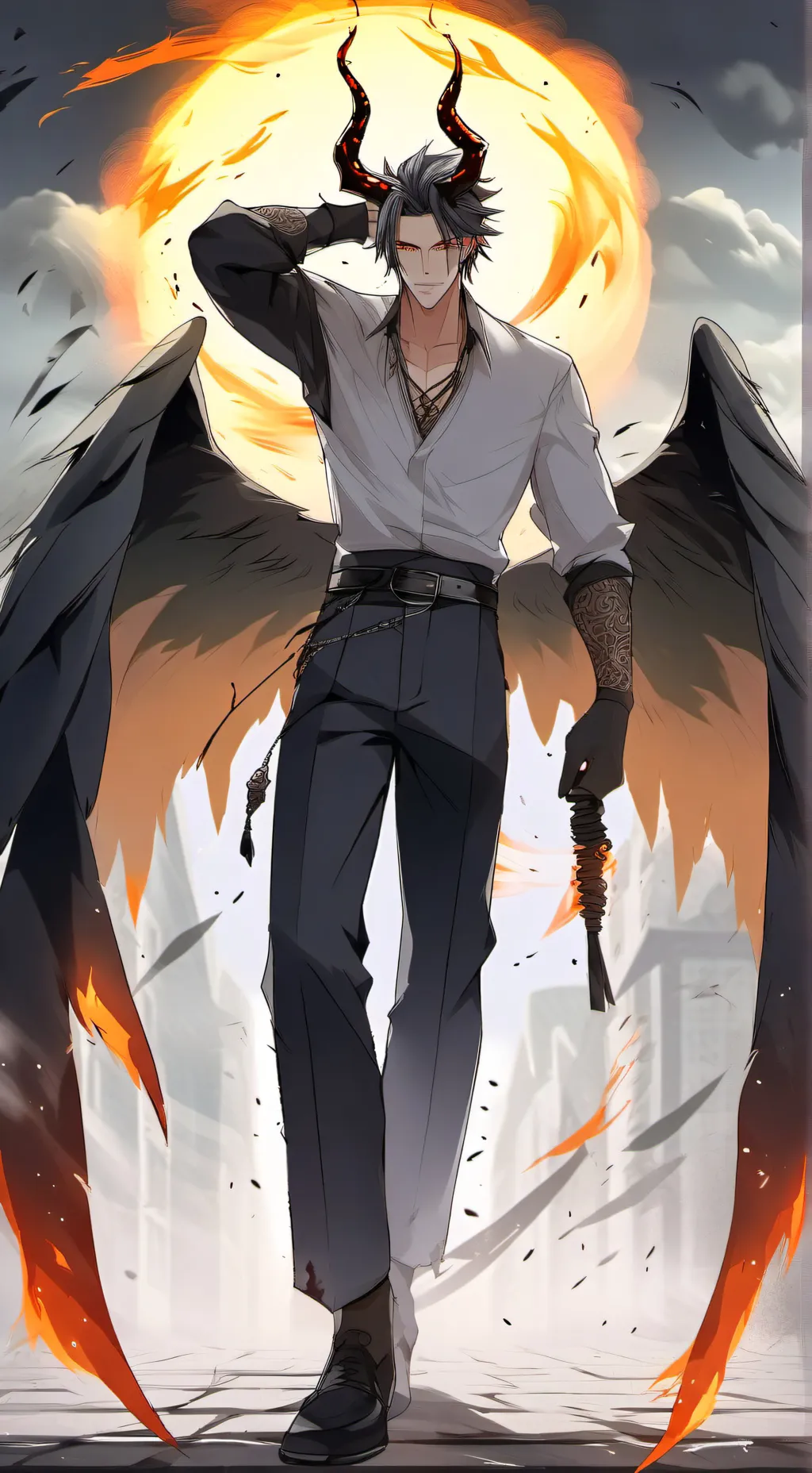 ai character: Daemon  background