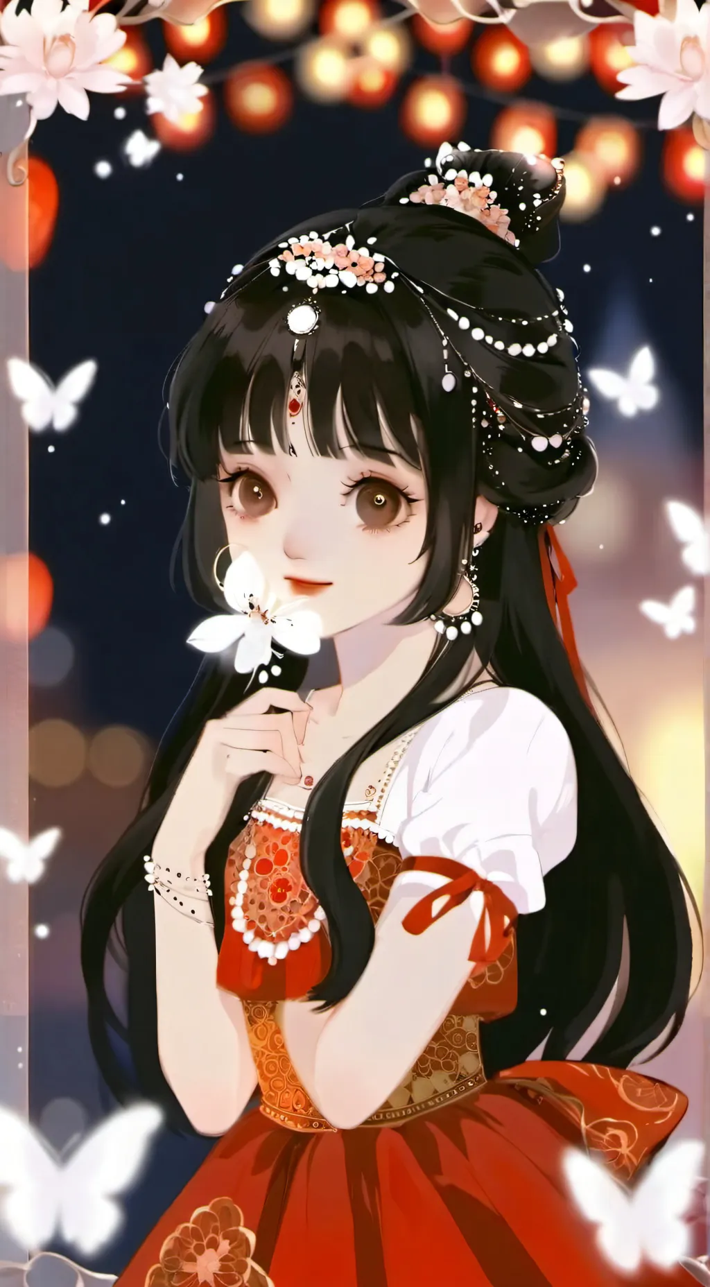 ai character: Lizzie  background