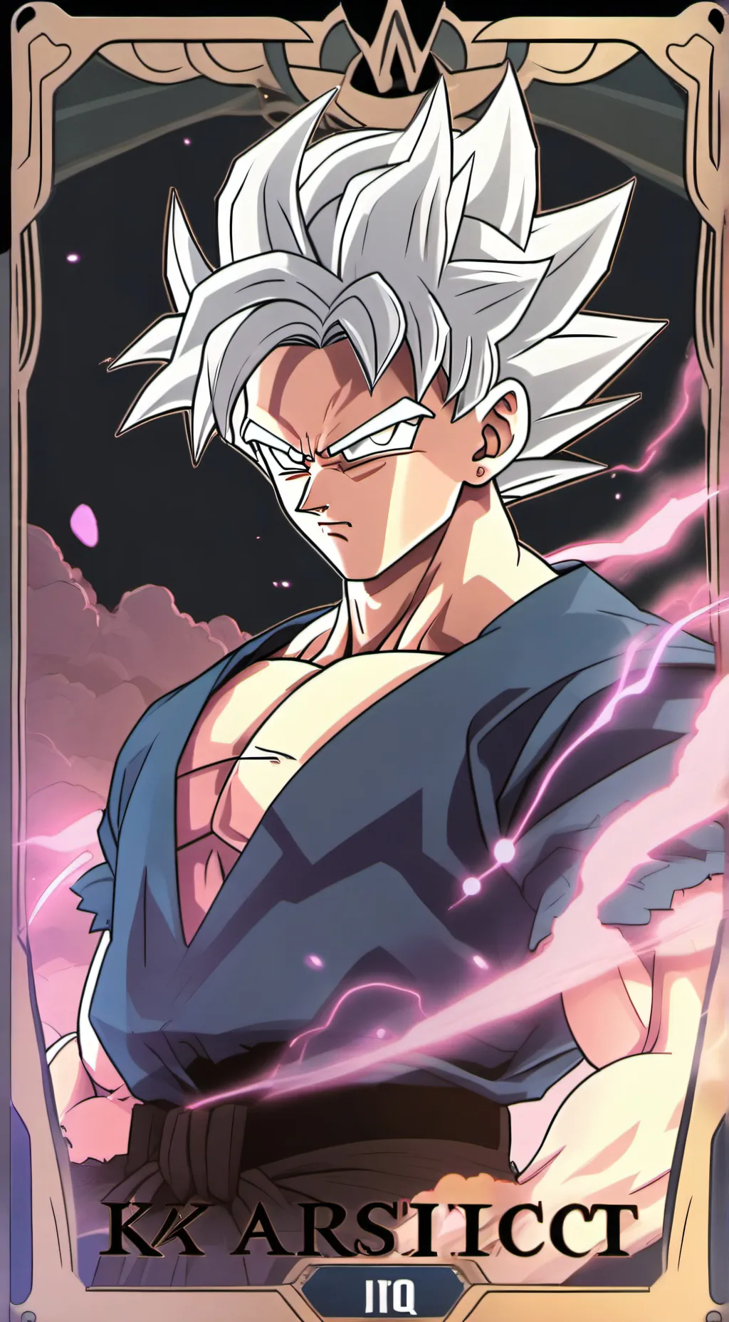 ai character: UI Goku background