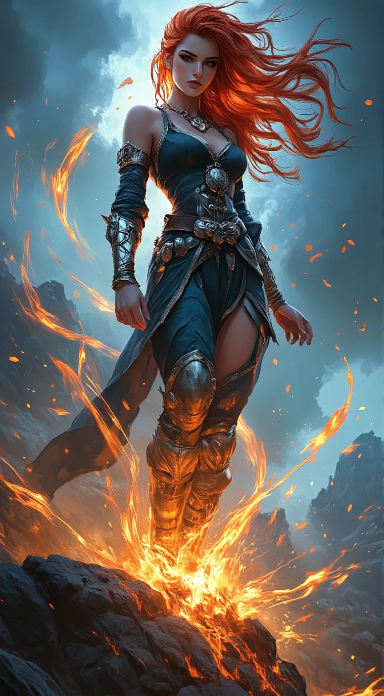 ai character: Hell background