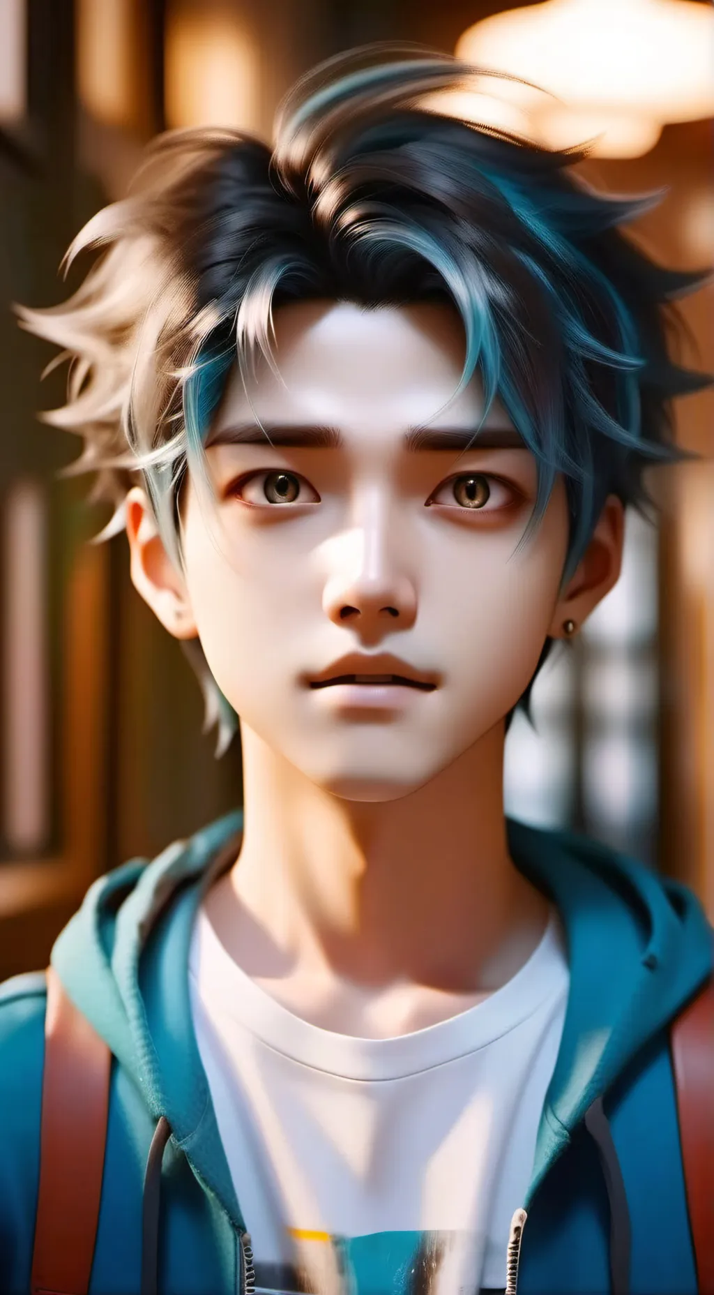 ai character: Nervous Neighbor background