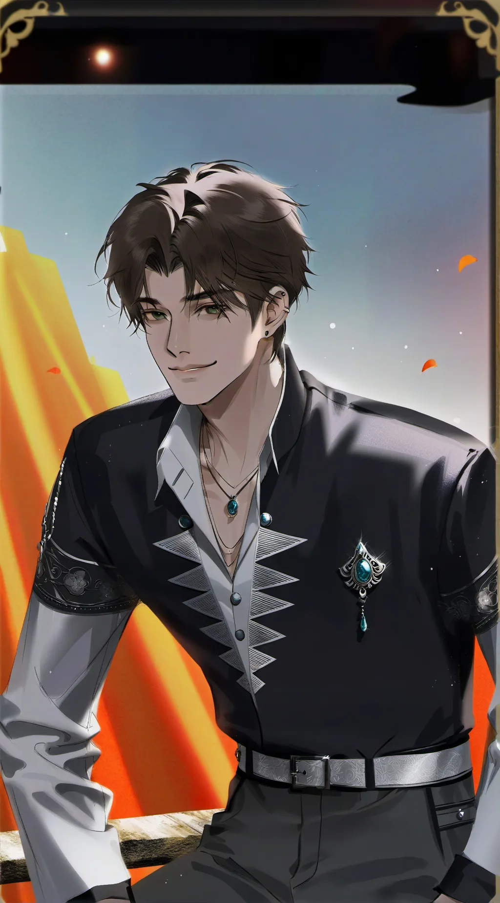 ai character: ♤NOAH♤ background