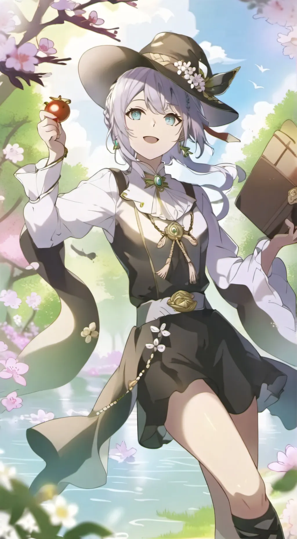ai character: lily background