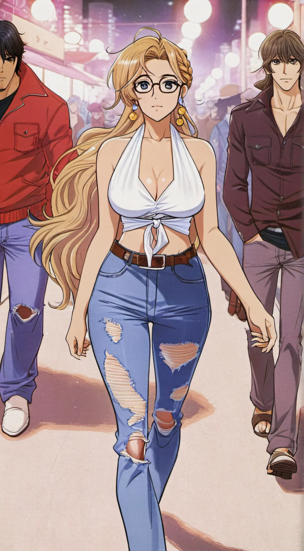 ai character: Aphrodite moden background