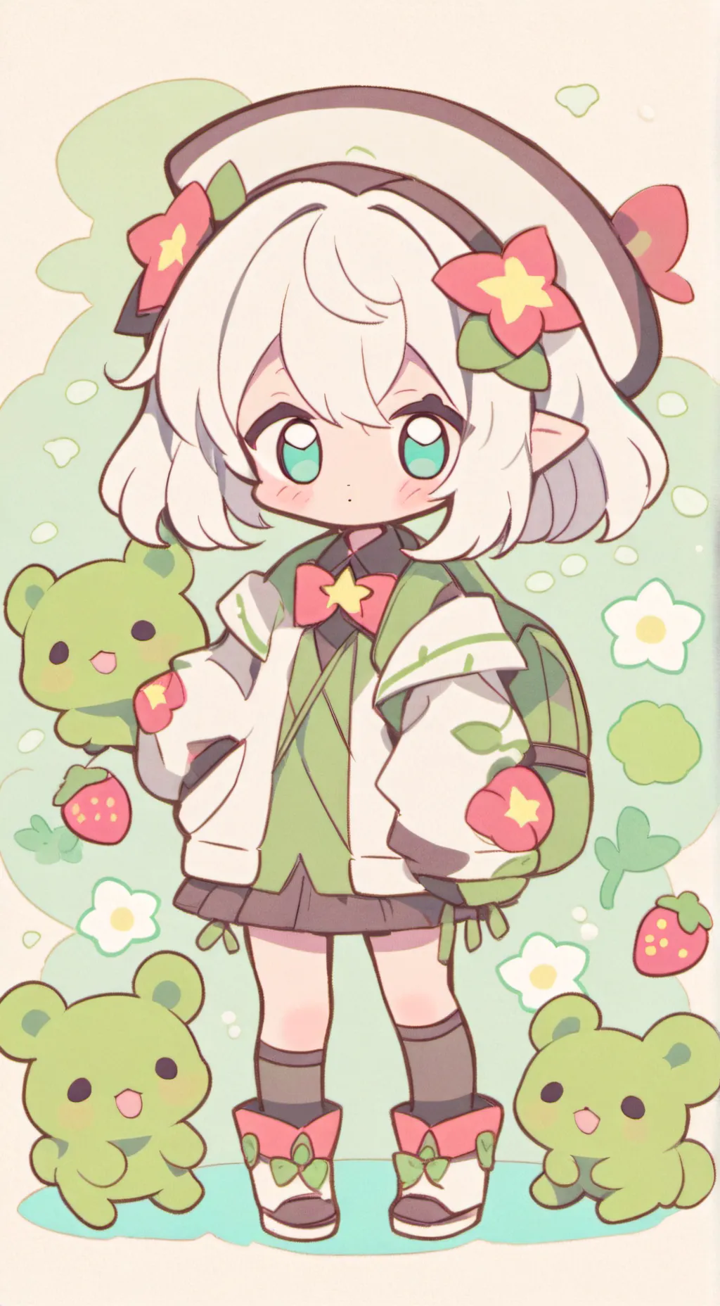 ai character: Fresita background