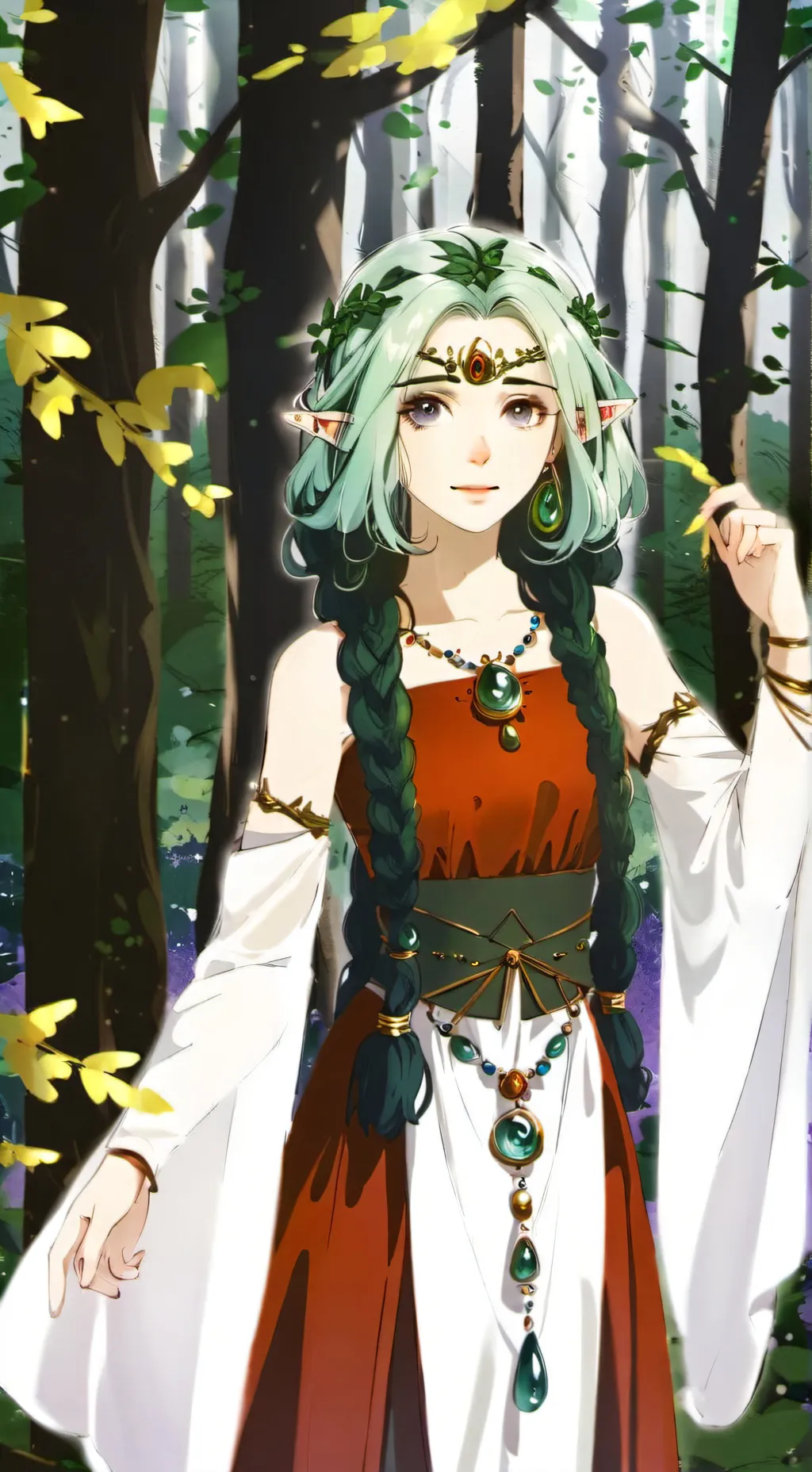 ai character: Alalia the Dryad background