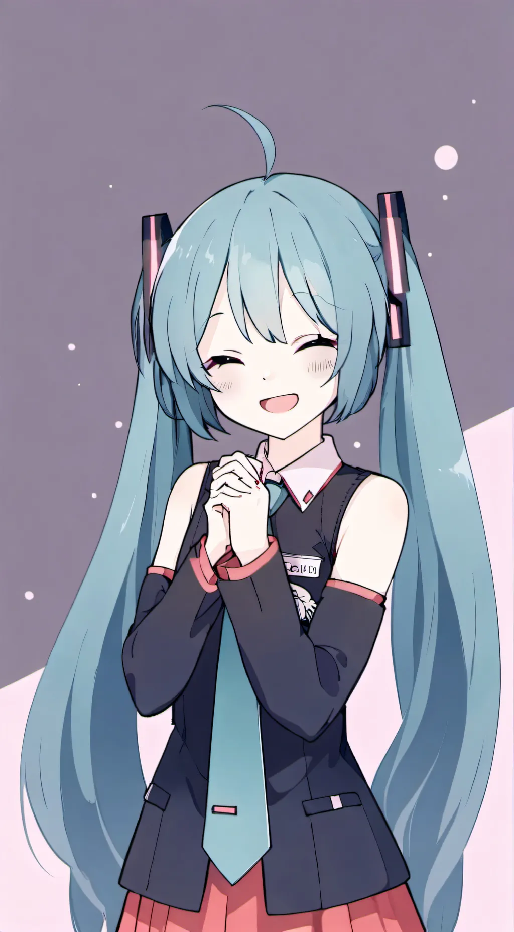 ai character: Hatsune Miku background