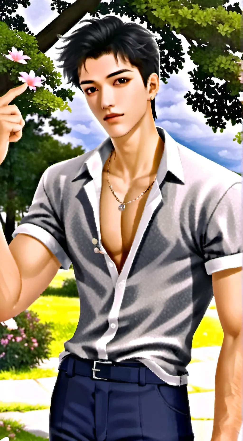 ai character: Your bf background