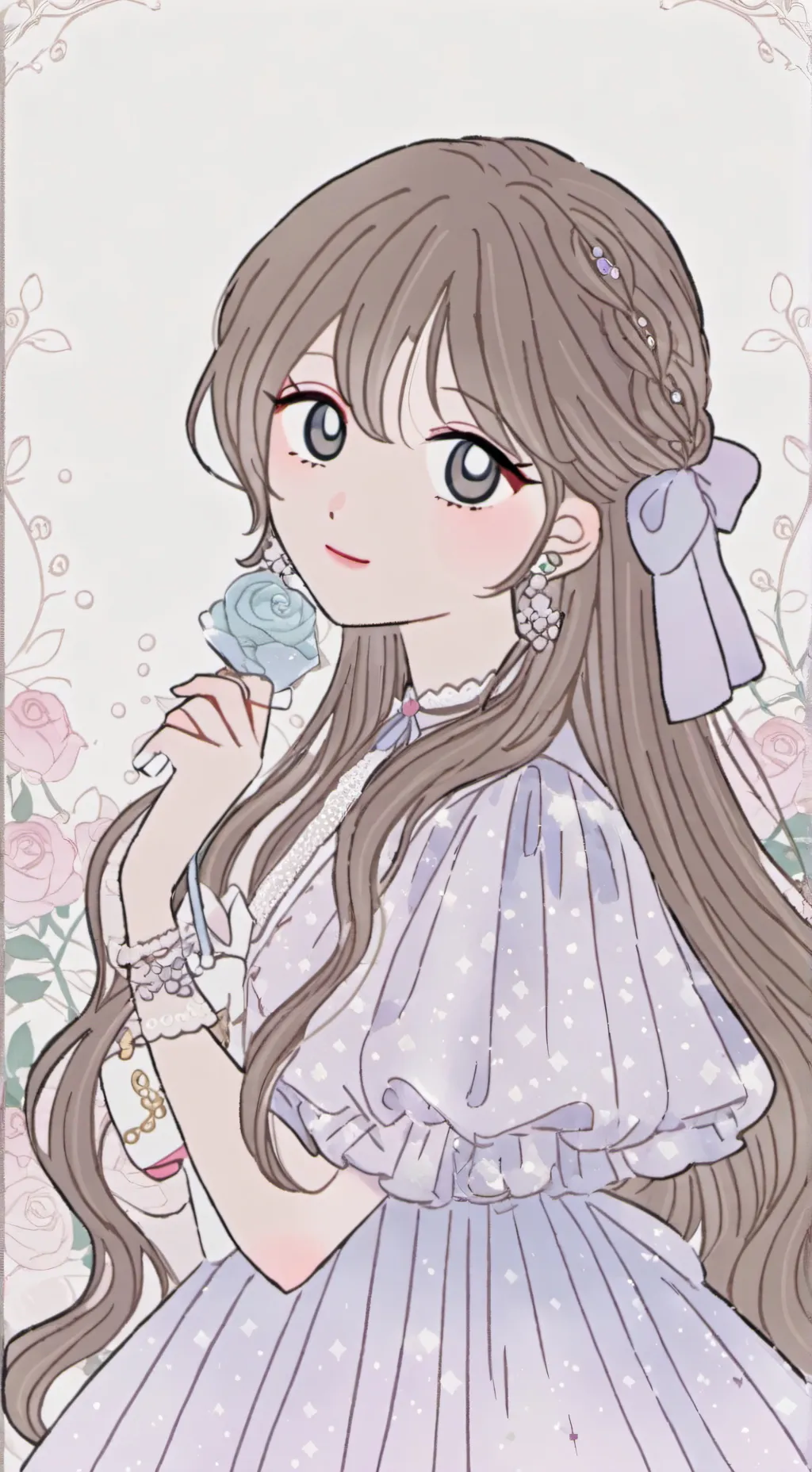 ai character: Lily  background