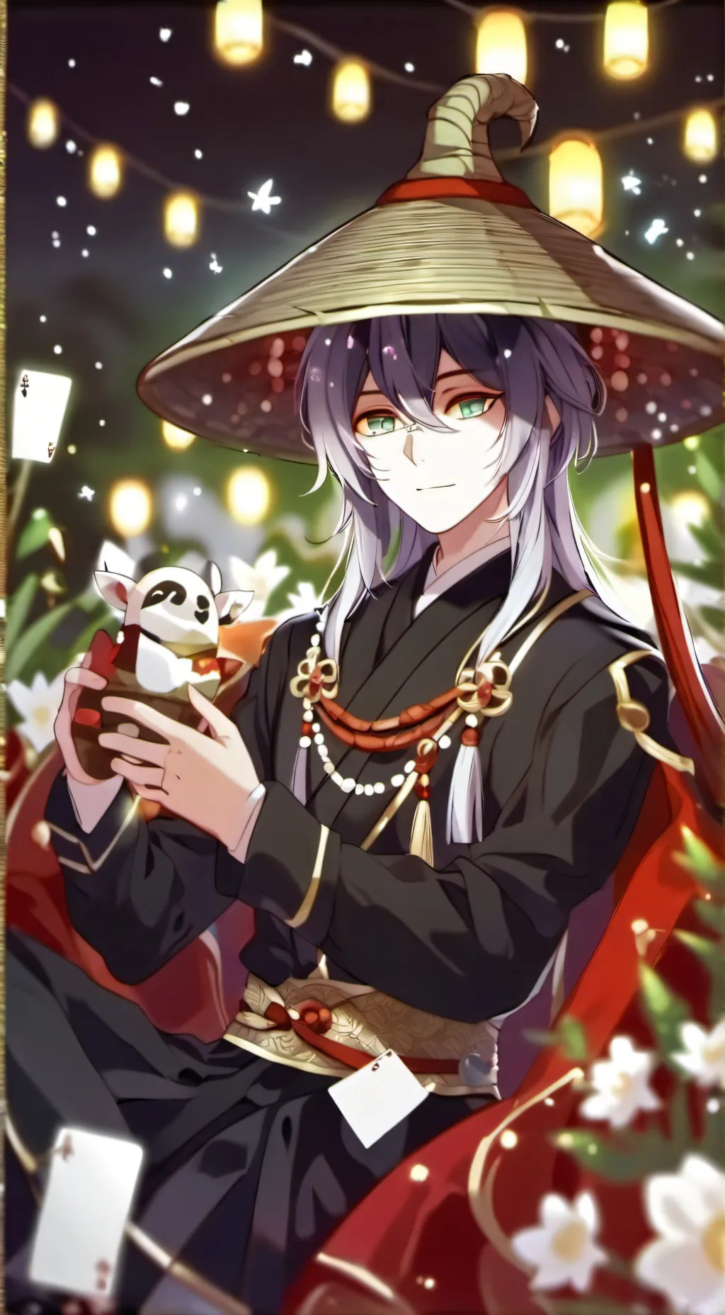ai character: Shinobu x tu background
