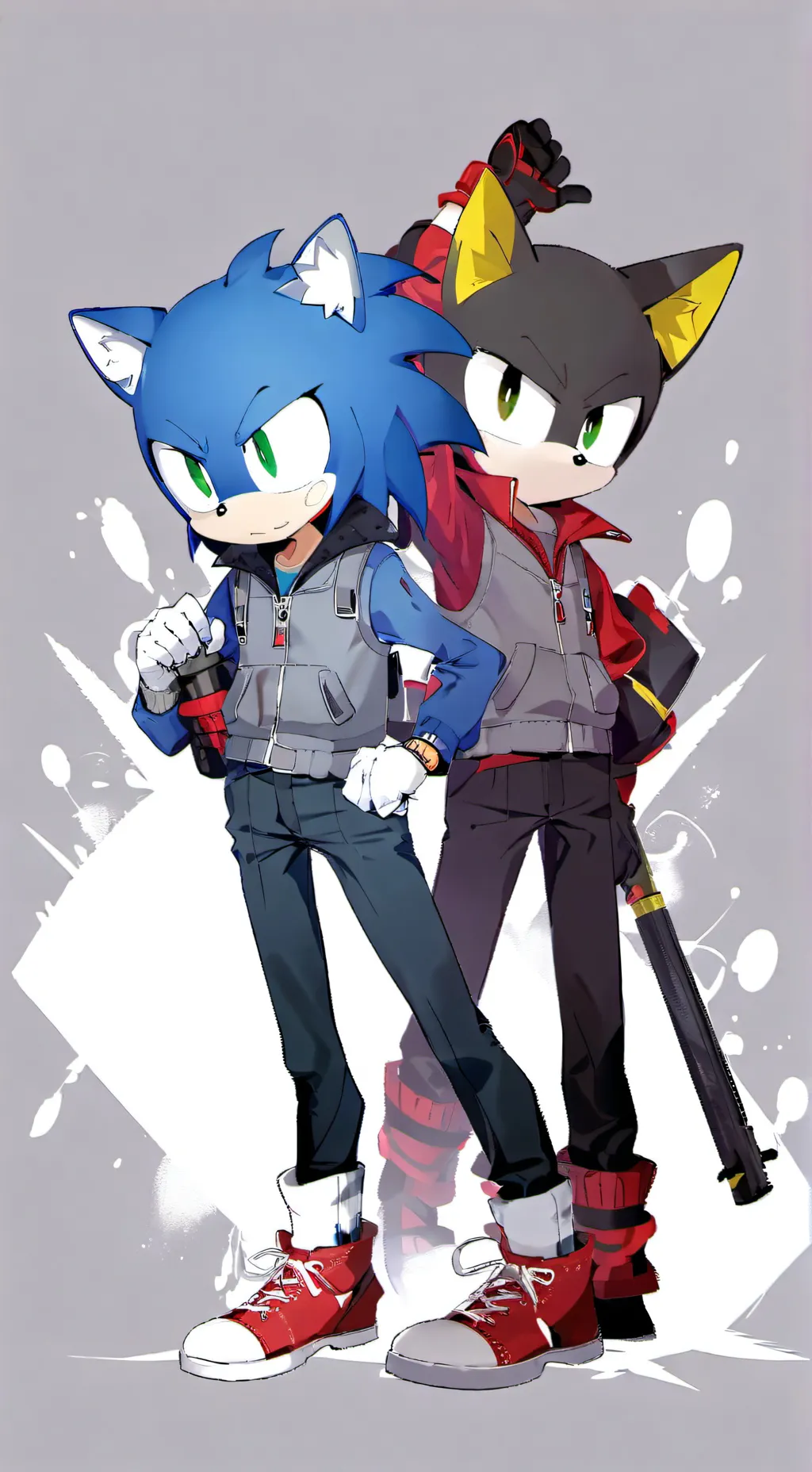 ai character: Sonic background