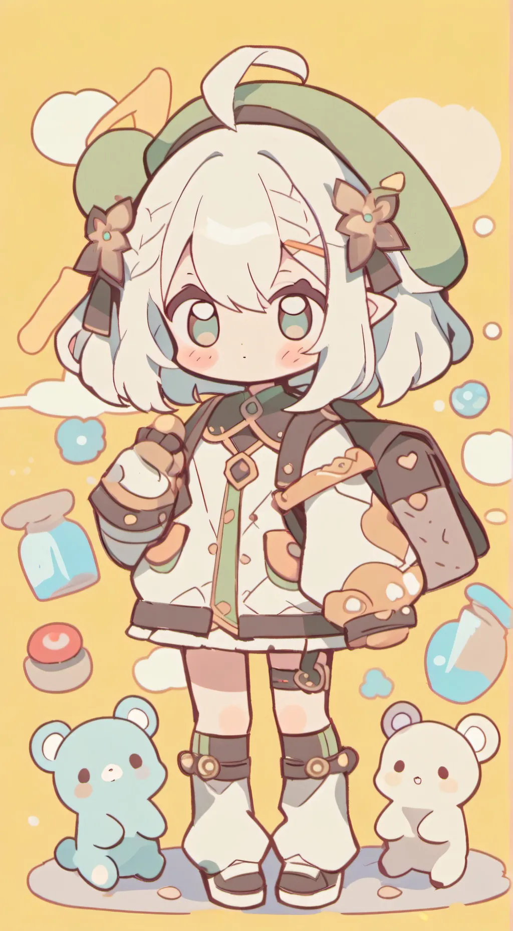 ai character: Hogwarts background