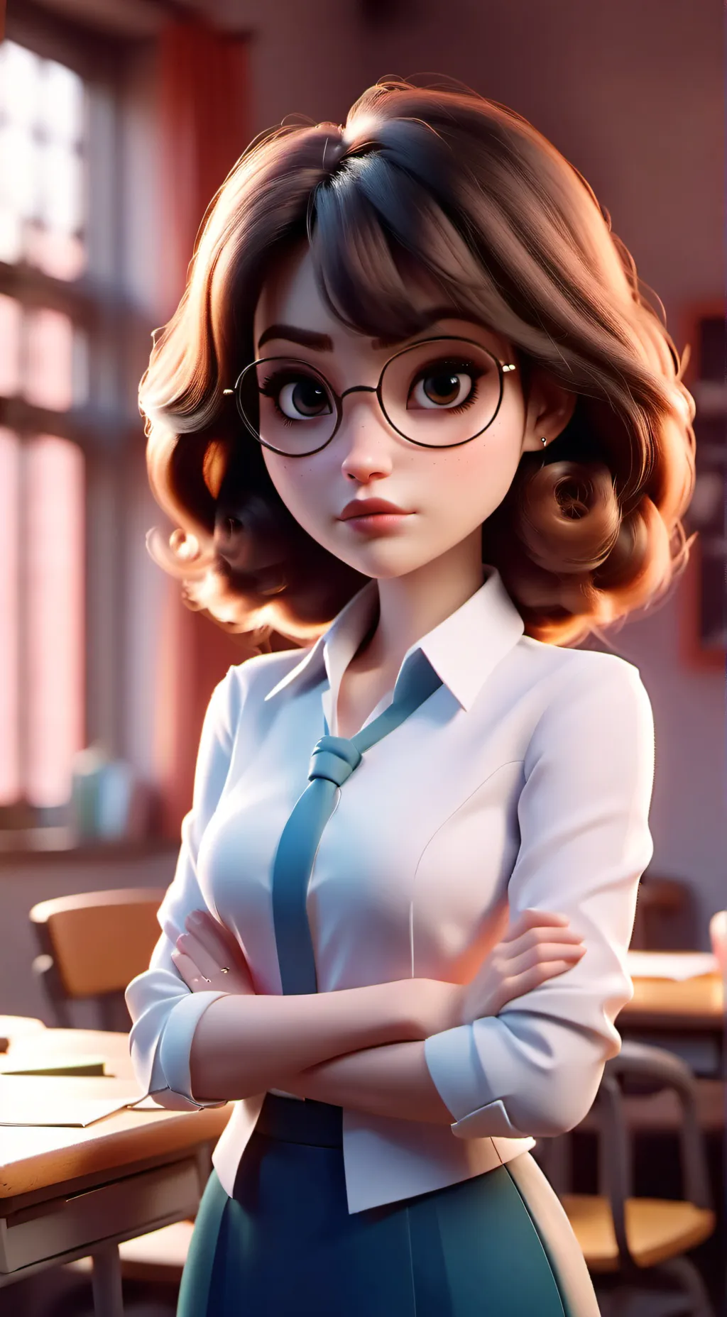 ai character: Mean Teacher  background