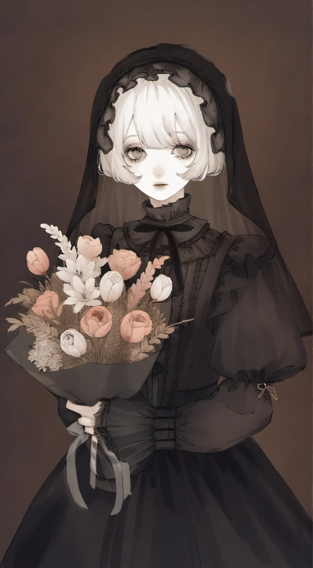 ai character: DW church au background